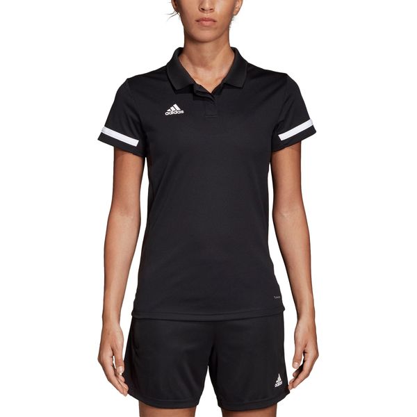 Adidas Team 19 Polo Dames - Zwart / Wit