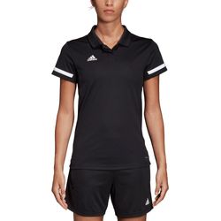 Voorvertoning: Adidas Team 19 Polo Dames - Zwart / Wit