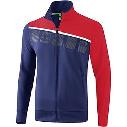 Erima 5-C Trainingsvest Kinderen - New Navy / Rood / Wit