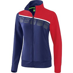 Erima 5-C Veste D'entraînement Femmes - New Navy / Rouge / Blanc