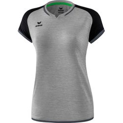 Voorvertoning: Erima Zenari 3.0 Volleybalshirt Dames - Grey Melange / Zwart / Donkergrijs