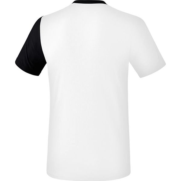 Erima 5-C T-Shirt Kinderen - Wit / Zwart / Donkergrijs