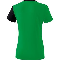 Voorvertoning: Erima 5-C T-Shirt Dames - Smaragd / Zwart / Wit