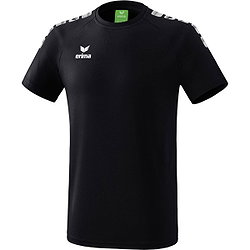 Erima Essential 5-C T-Shirt Kinder - Schwarz / Weiß