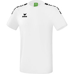 Erima Essential 5-C T-Shirt Hommes - Blanc / Noir