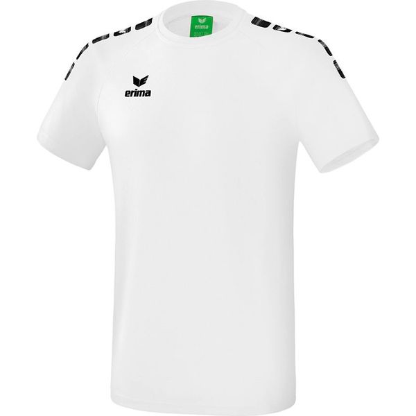 Erima Essential 5-C T-Shirt Hommes - Blanc / Noir