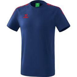 Voorvertoning: Erima Essential 5-C T-Shirt Heren - New Navy / Rood