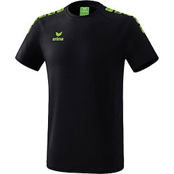 Erima Essential 5-C T-Shirt Hommes - Noir / Green Gecko