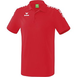 Erima Essential 5-C Polo Hommes - Rouge / Blanc
