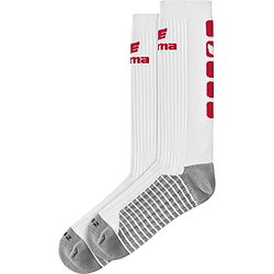 Erima Classic 5-C Chaussettes Longues - Blanc / Rouge