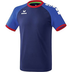 Erima Zenari 3.0 Maillot Manches Courtes Enfants - New Navy / New Royal / Rouge