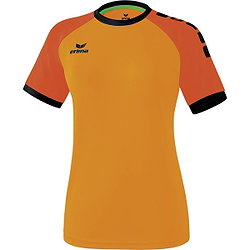Erima Zenari 3.0 Maillot Manches Courtes Femmes - Orange / Mandarine / Noir