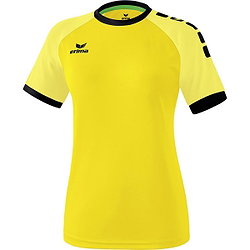 Erima Zenari 3.0 Shirt Korte Mouw Dames - Geel / Buttercup / Zwart