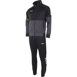 Hummel Authentic Trainingspak Polyester Heren - Zwart / Antraciet