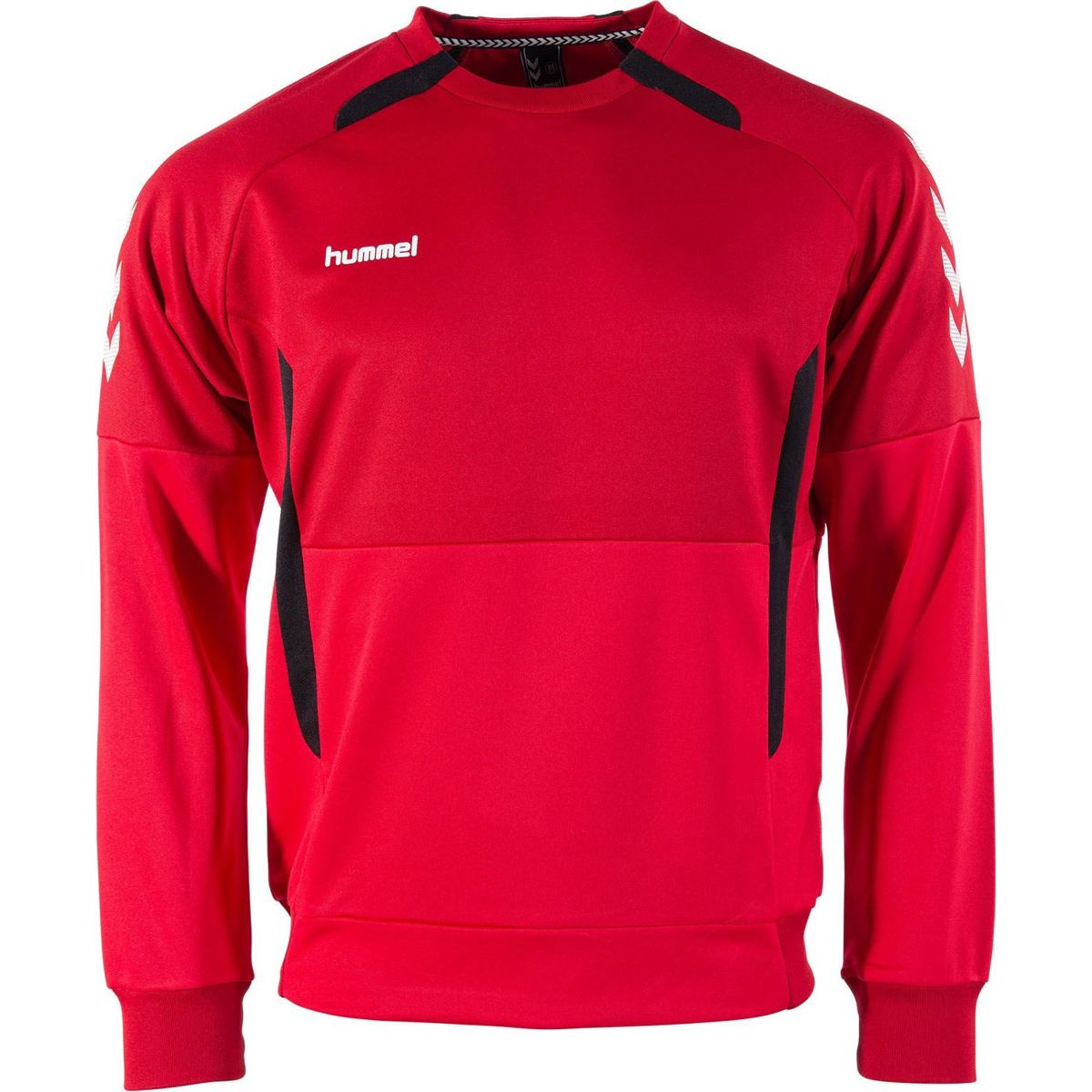 Hummel Authentic Top Round Neck für Kinder Rot Schwarz Teamswear