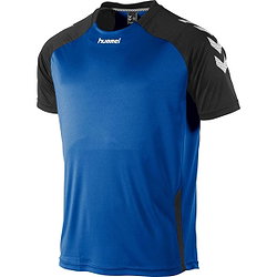 Hummel Aarhus Maillot Manches Courtes Enfants - Royal / Noir