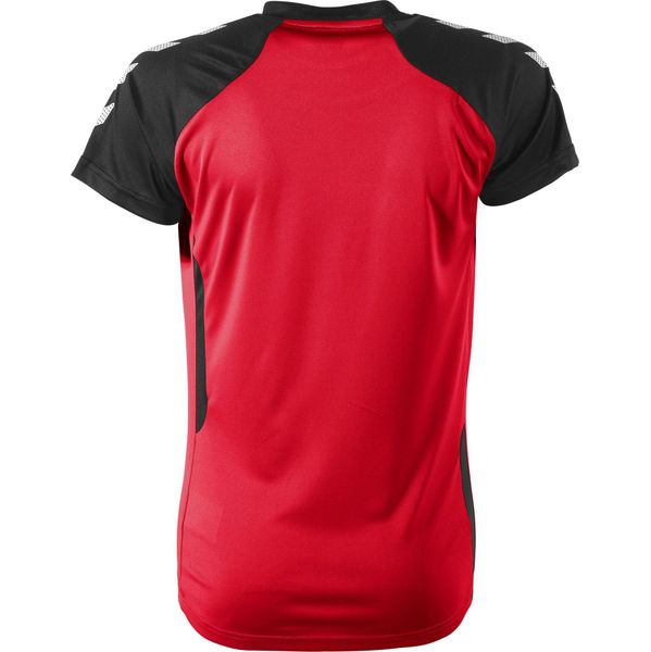 Hummel Aarhus Shirt Korte Mouw Dames - Rood / Zwart