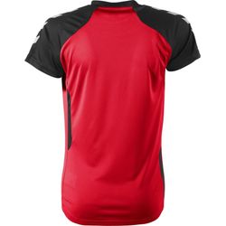 Voorvertoning: Hummel Aarhus Shirt Korte Mouw Dames - Rood / Zwart