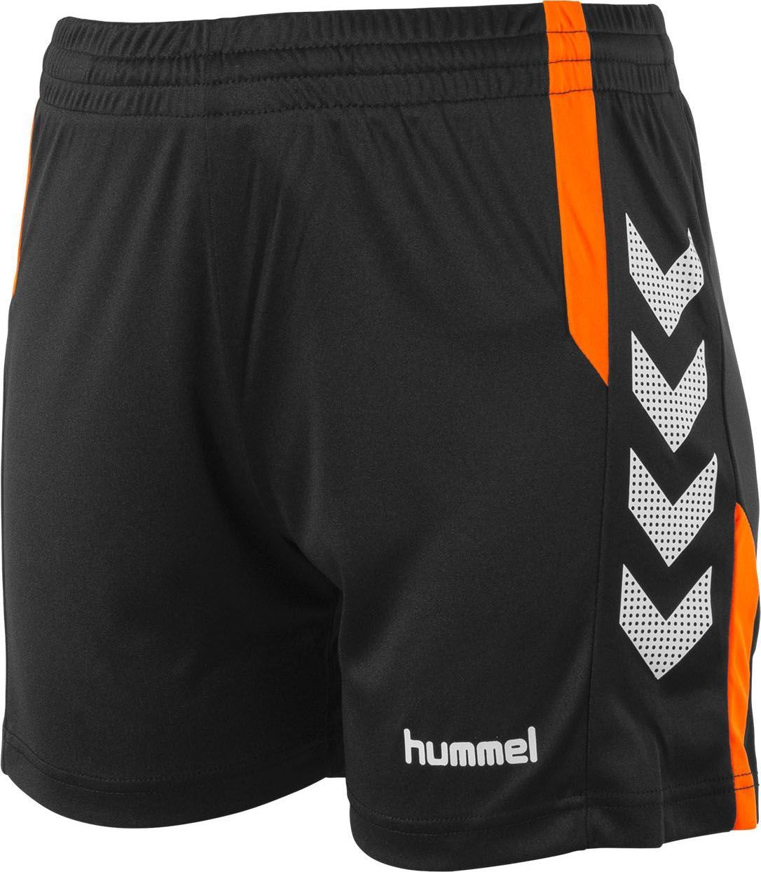 Continu Beschikbaar insect Hummel Aarhus Short voor Dames | Zwart - Fluo Oranje | Teamswear
