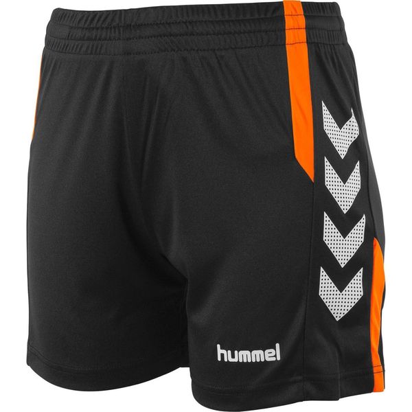 Hummel Aarhus Short voor Dames | Zwart - Fluo Teamswear