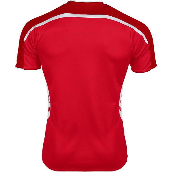 Hummel Preston Shirt Korte Mouw Kinderen - Rood / Wit