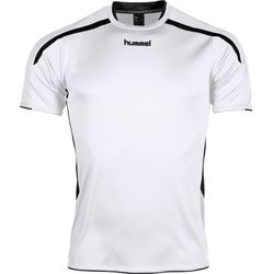 Voorvertoning: Hummel Preston Shirt Korte Mouw Kinderen - Wit / Zwart