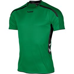 Voorvertoning: Hummel Preston Shirt Korte Mouw Kinderen - Groen / Zwart