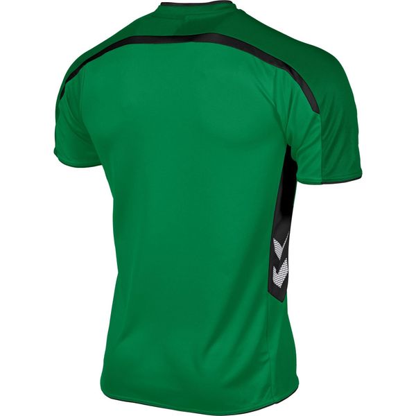 Hummel Preston Shirt Korte Mouw Heren - Groen / Zwart