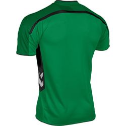 Voorvertoning: Hummel Preston Shirt Korte Mouw Heren - Groen / Zwart