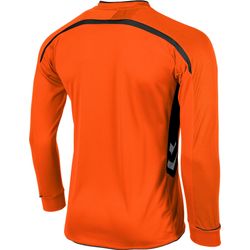 Voorvertoning: Hummel Preston Voetbalshirt Lange Mouw Kinderen - Oranje / Zwart