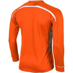 Voorvertoning: Hummel Preston Voetbalshirt Lange Mouw Kinderen - Oranje / Wit