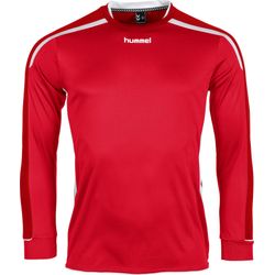 Voorvertoning: Hummel Preston Voetbalshirt Lange Mouw Heren - Rood / Wit