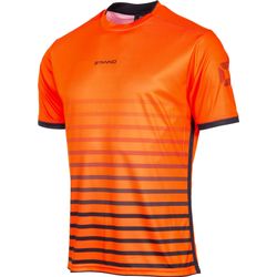 Voorvertoning: Stanno Fusion Shirt Korte Mouw Heren - Fluo Oranje / Zwart