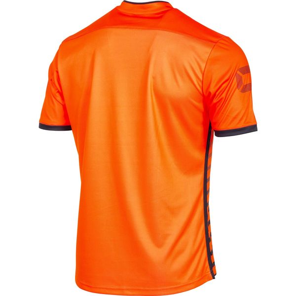 Stanno Fusion Shirt Korte Mouw Heren - Fluo Oranje / Zwart