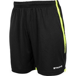 Stanno Focus Short Heren - Zwart / Fluogeel