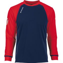 Voorvertoning: Stanno Liga Voetbalshirt Lange Mouw Kinderen - Marine / Rood