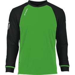Voorvertoning: Stanno Liga Voetbalshirt Lange Mouw Kinderen - Bright Green / Zwart