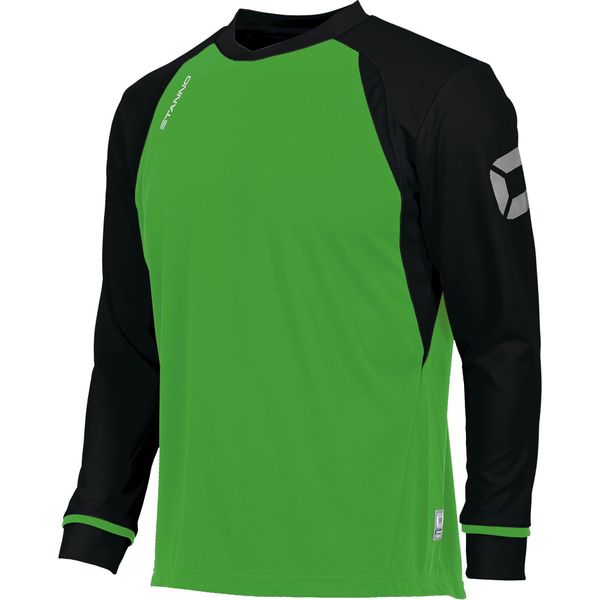 Stanno Liga Voetbalshirt Lange Mouw Heren - Bright Green / Zwart