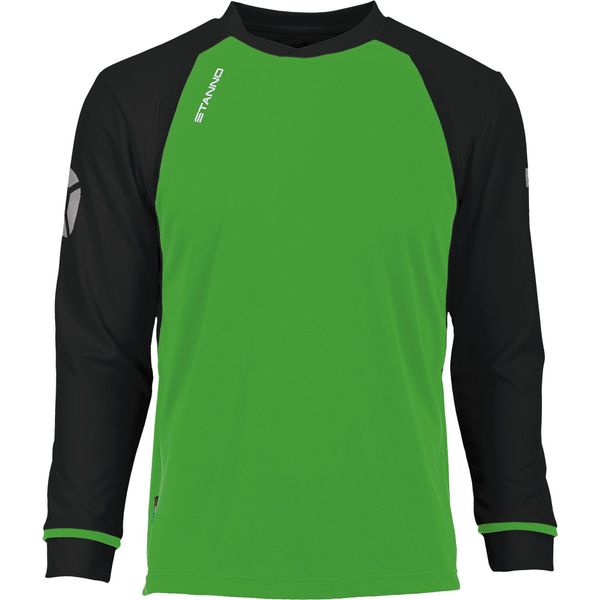 Stanno Liga Voetbalshirt Lange Mouw Heren - Bright Green / Zwart