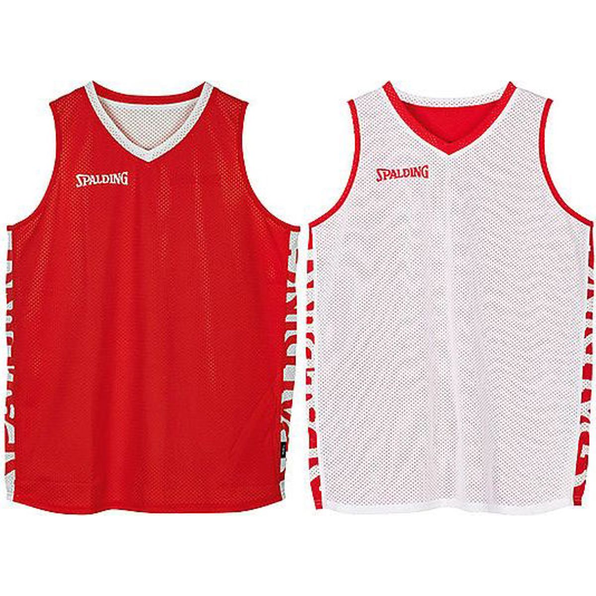 Spalding Essential 4her Maglietta Reversibile Donna, Cotone, Leggera