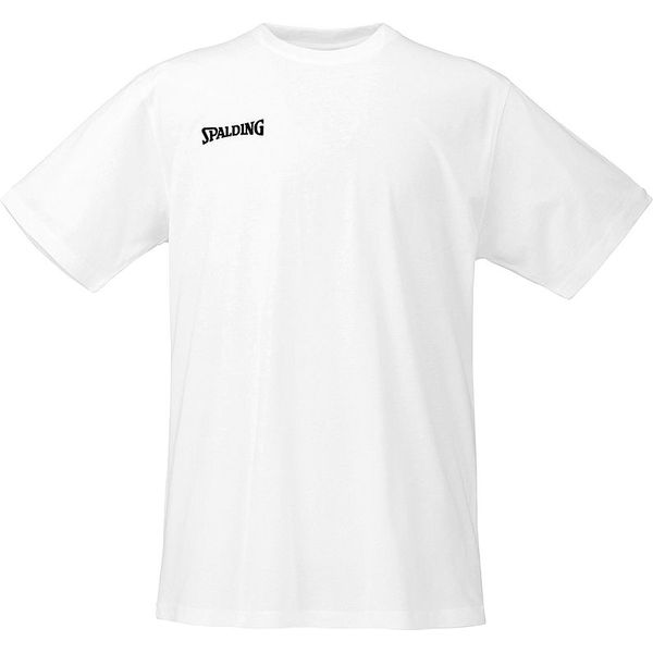 Spalding Promo T-Shirt Kinderen - White