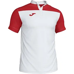 Joma Crew III Polo Hommes - Blanc / Rouge