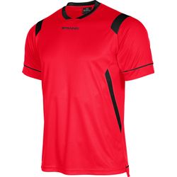 Voorvertoning: Stanno Arezzo Shirt Korte Mouw Kinderen - Rood / Zwart