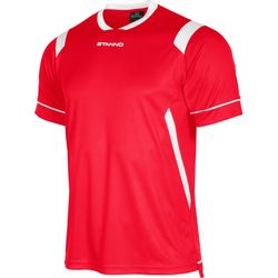 Voorvertoning: Stanno Arezzo Shirt Korte Mouw Kinderen - Rood / Wit