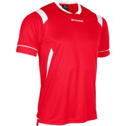 Voorvertoning: Stanno Arezzo Shirt Korte Mouw Kinderen - Rood / Wit