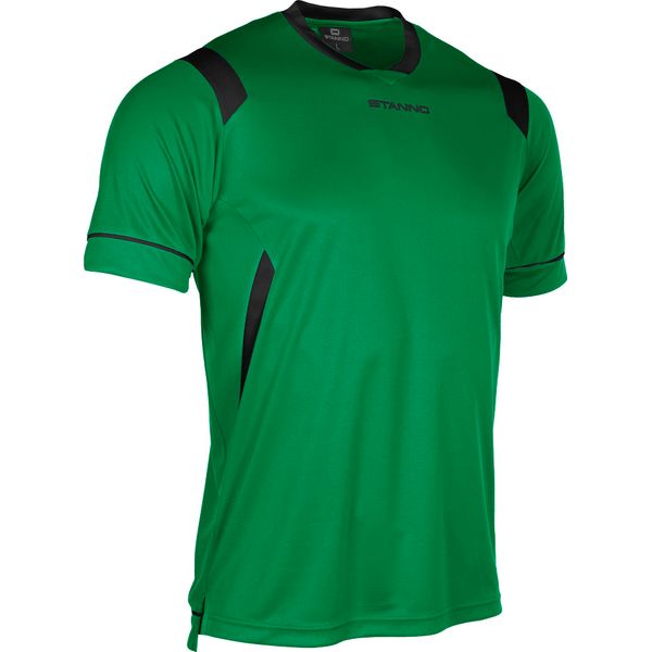 Stanno Arezzo Shirt Korte Mouw Kinderen - Groen / Zwart