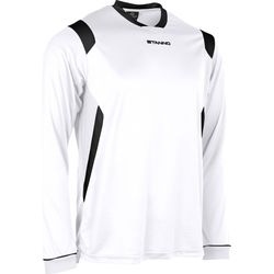 Voorvertoning: Stanno Arezzo Voetbalshirt Lange Mouw Kinderen - Wit / Zwart