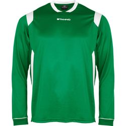 Voorvertoning: Stanno Arezzo Voetbalshirt Lange Mouw Kinderen - Groen / Wit