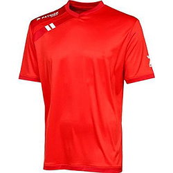 Patrick Force Maillot Manches Courtes Enfants - Rouge / Tango Rouge