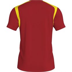 Voorvertoning: Joma Inter Shirt Korte Mouw Heren - Rood / Geel